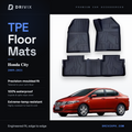 TPE Floor Mats for Honda City 2009-2021