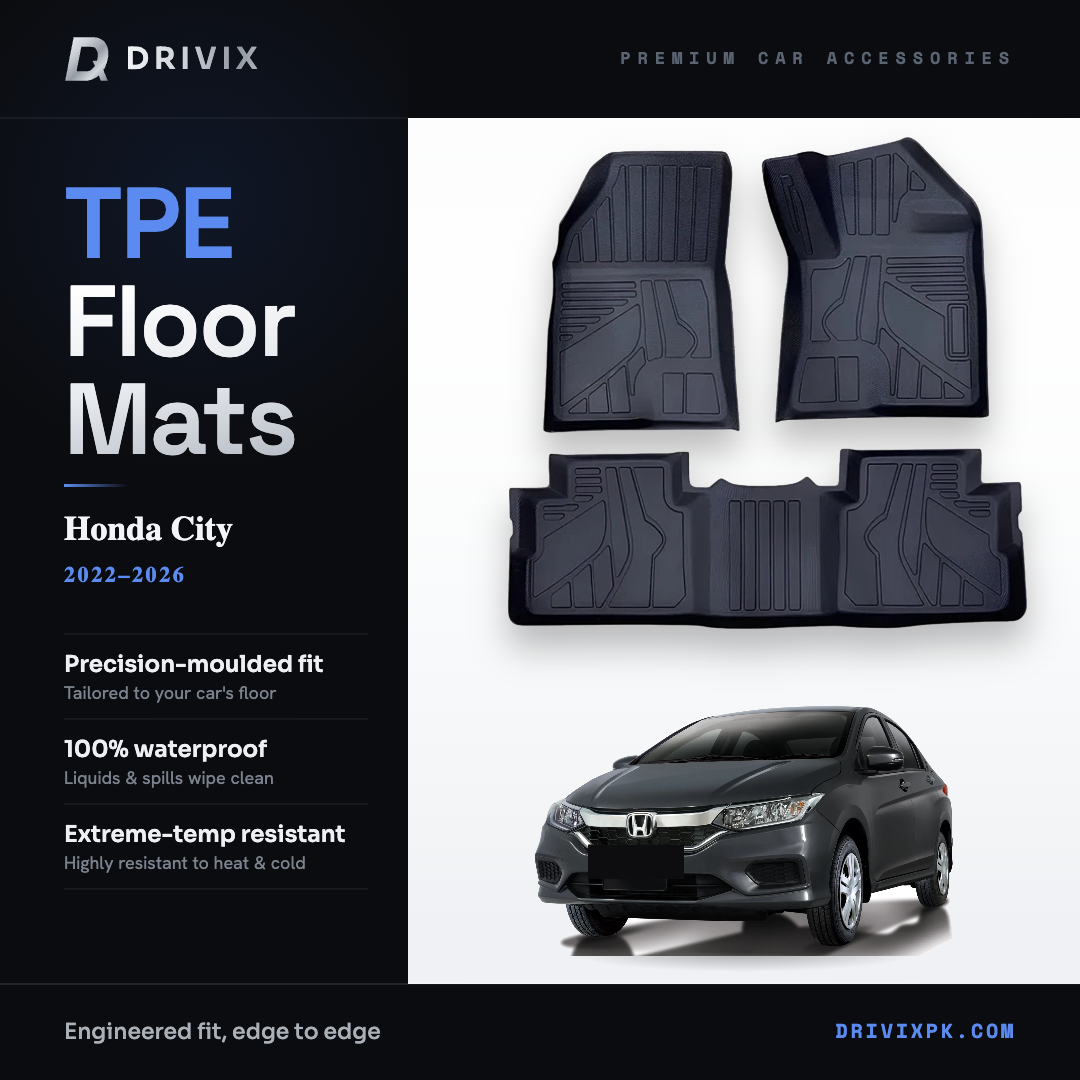 TPE Floor Mats for Honda City 2022-2026