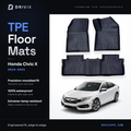 TPE Floor mats for Honda Civic X 2016-2021