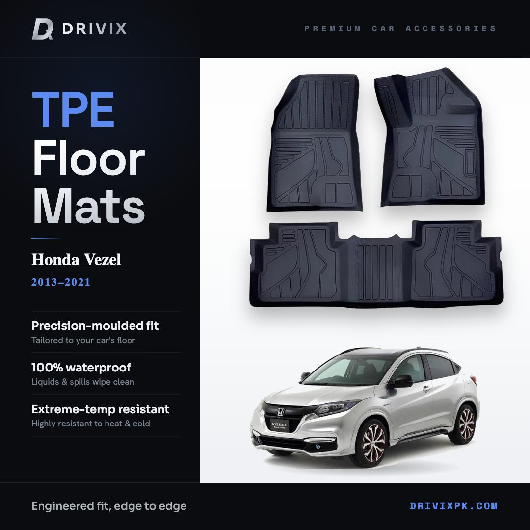 TPE Floor Mats for Honda Vezel 2013-2021