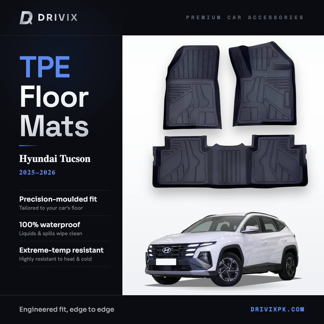 TPE Floor Mats for Hyundai Tucson HEV 2025-2026