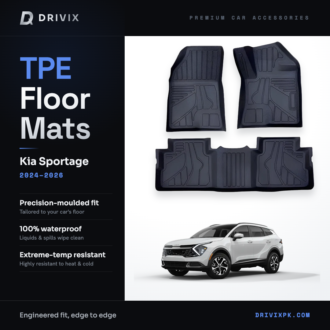 TPE Floor Mats for Kia Sportage 2024-2026