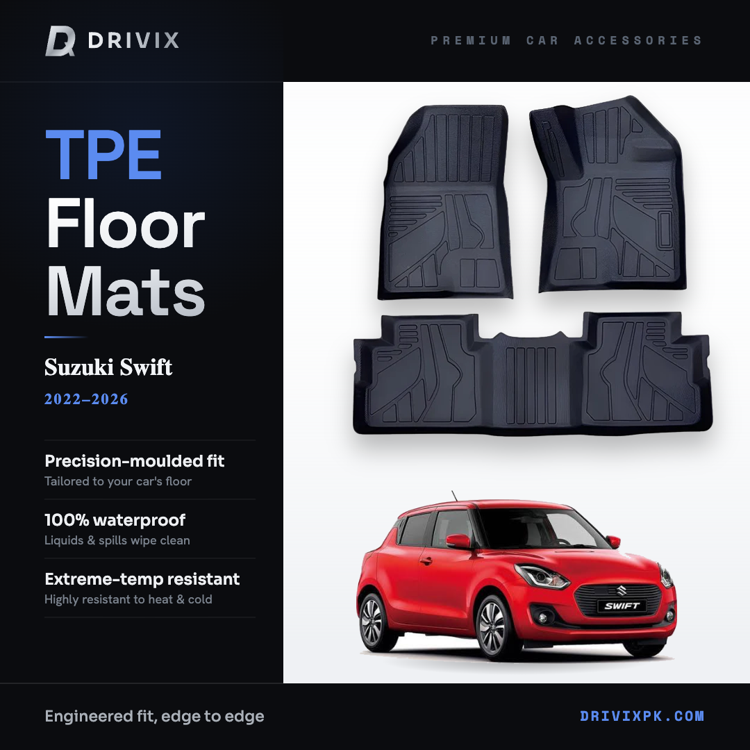 TPE Floor Mats for Suzuki Swift 2022-2026