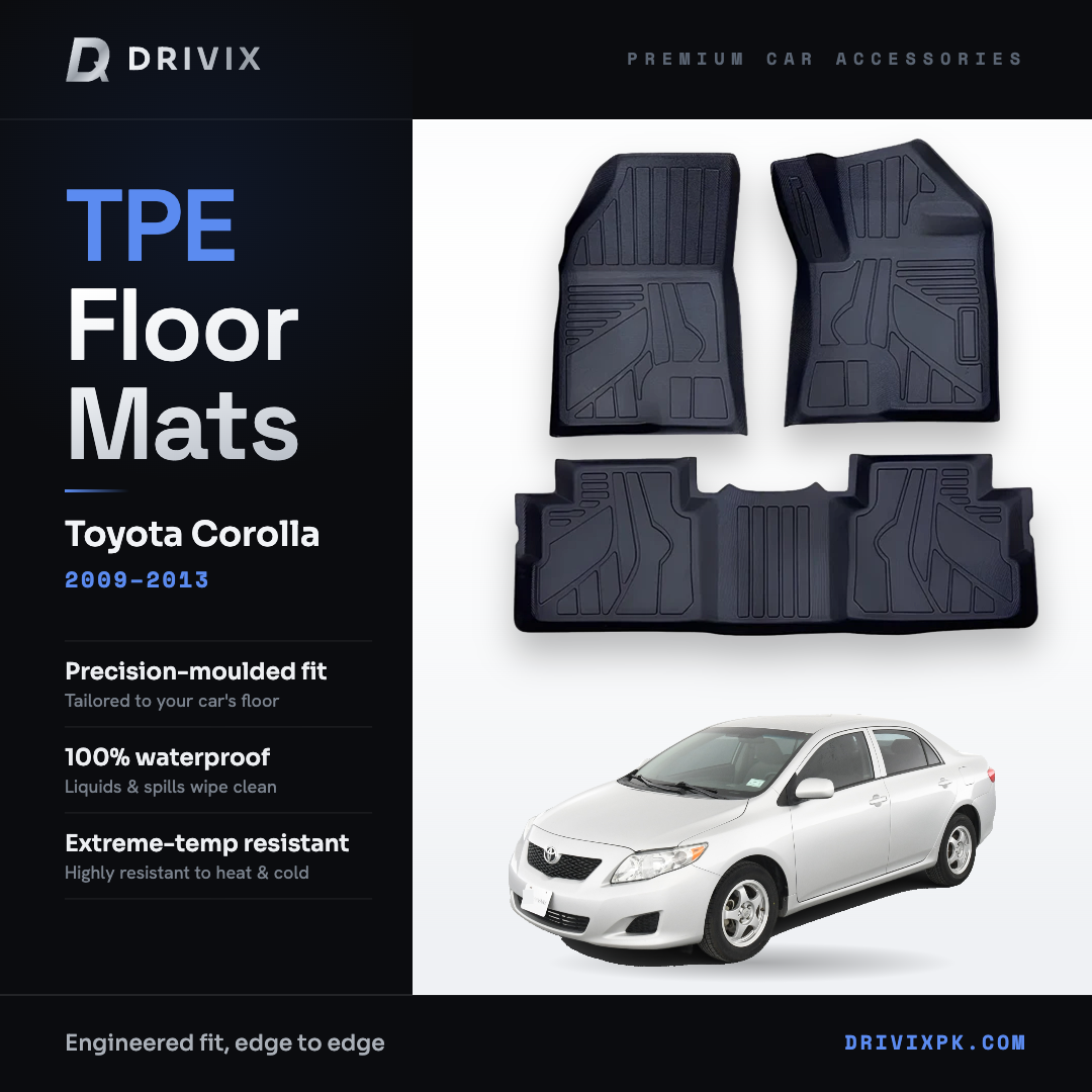TPE Floor Mats for Toyota Corolla 2009-2013