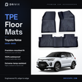 TPE Floor Mats for Toyota Raize 2020-2025