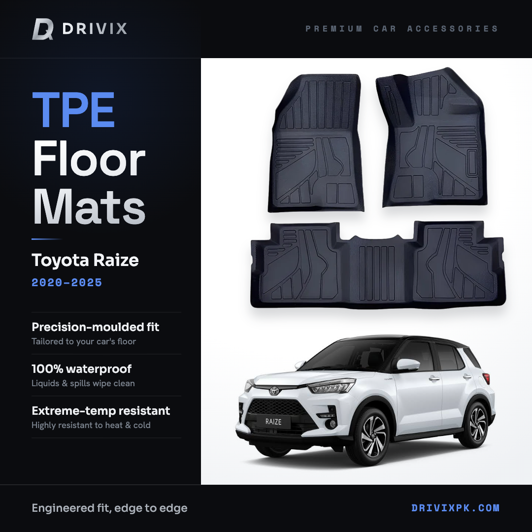 TPE Floor Mats for Toyota Raize 2020-2025