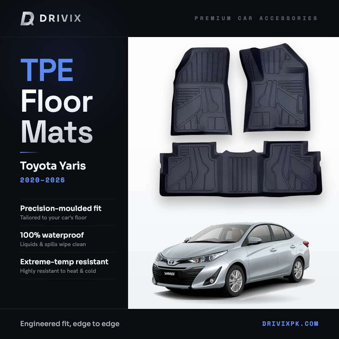 TPE Floor Mats for Toyota Yaris 2020-2026